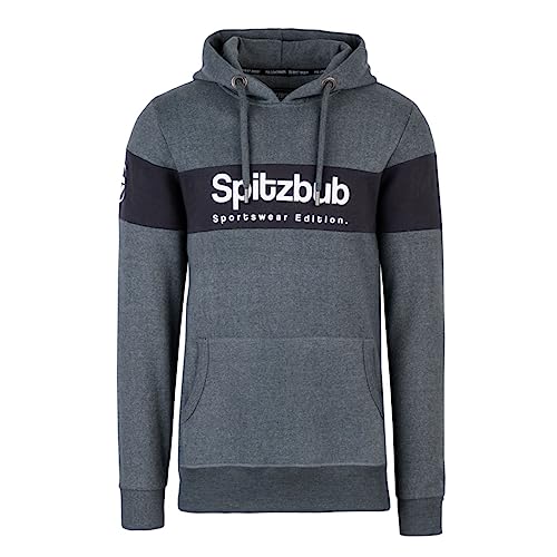 Spitzbub Hoodie Pullover mit Kapuze Kapuzenpullover in Grau (M) von Spitzbub