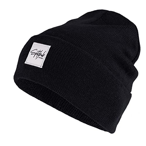 Spitzbub Unisex Mütze Beanie (Schwarz) von Spitzbub