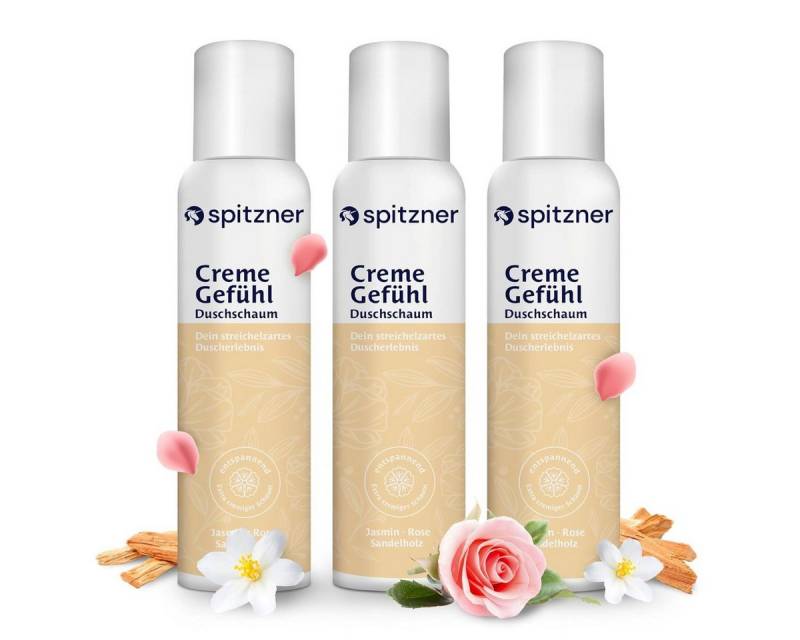 Spitzner Duschschaum Spitzner Duschschaum - CremeGefühl Set (3 x 150 ml) von Spitzner