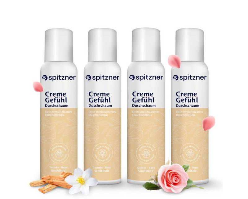Spitzner Duschschaum Spitzner Duschschaum - CremeGefühl Set (4 x 150 ml) von Spitzner
