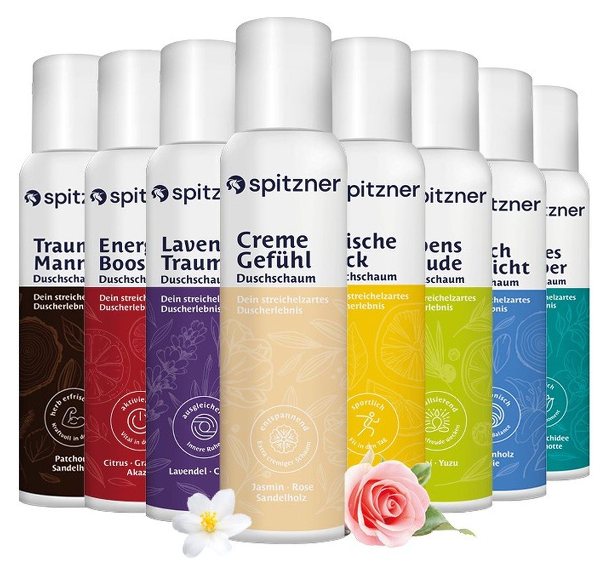 Spitzner Duschschaum Spitzner Duschschaum Entdecker Set (8 x 150 ml) von Spitzner