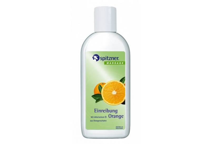 Spitzner Massageöl Spitzner Einreibung Orange 200 ml angenehm kühlend von Spitzner