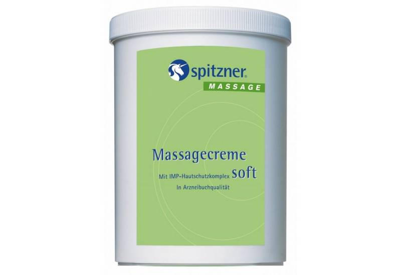 Spitzner Massageöl Spitzner Massagecreme Soft 1 Liter (1000 ml) mit IMP-Hautschutzkomplex von Spitzner