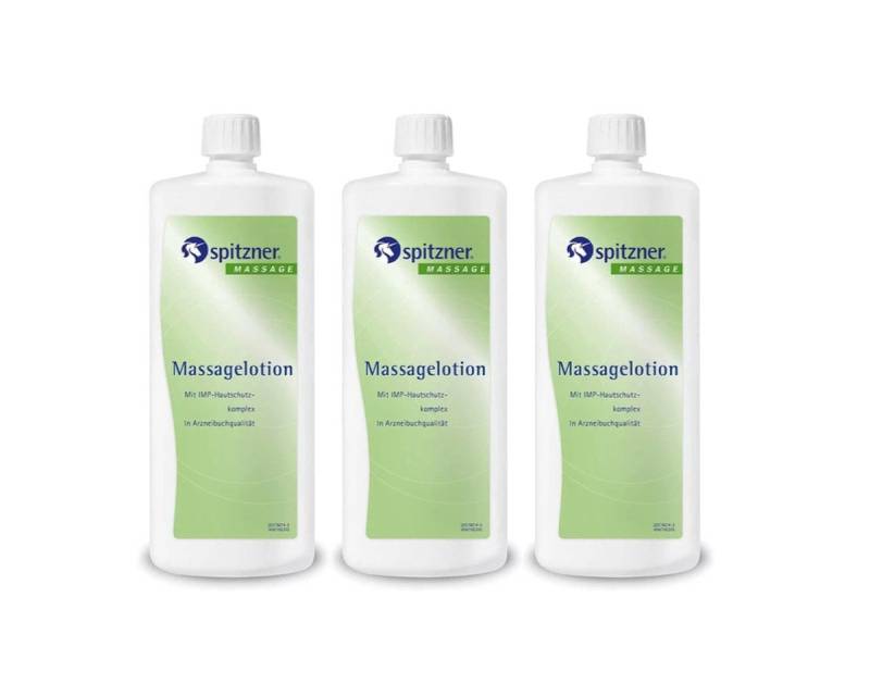 Spitzner Massageöl Spitzner Massagelotion 3er-Set (3 x 1L) von Spitzner