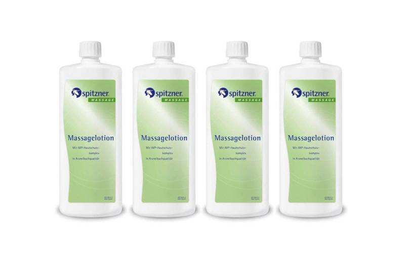 Spitzner Massageöl Spitzner Massagelotion 4er-Set (4 x 1L) von Spitzner