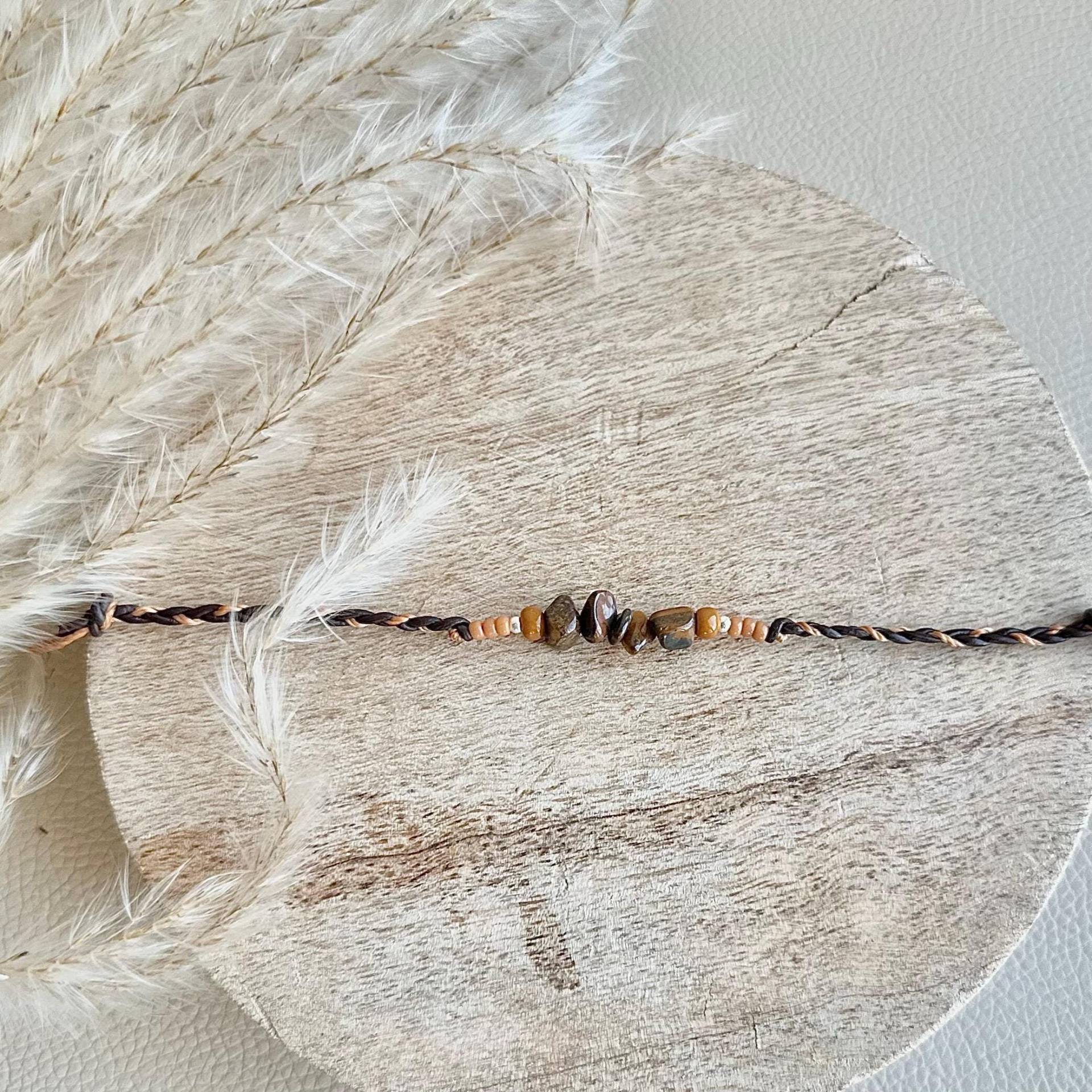 Boho Armband November Geburtsstein Edelstein Yoga Meditation Chakra Balance Kristall Handmade Geschenk Für Sie Geburtstag Surfer Schmuck von SpitzstockDE