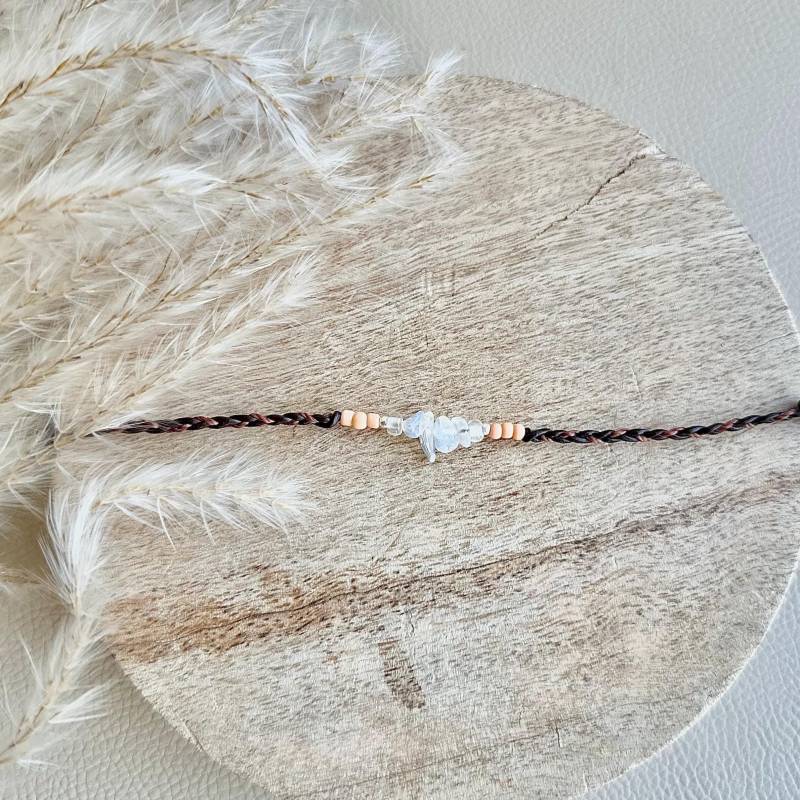 Boho Armband Oktober Geburtsstein Edelstein Yoga Meditation Chakra Balance Kristall Handmade Geschenk Für Sie Geburtstag Surfer Schmuck von SpitzstockDE