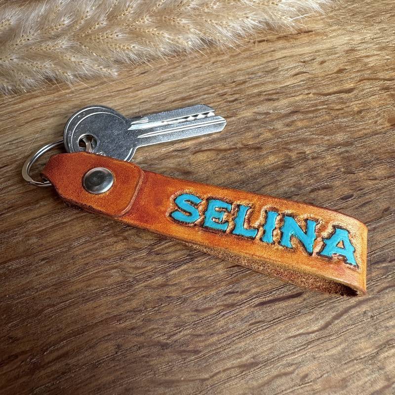 Schlüssel Anhänger Personalisiert Leder Autoschlüssel Geschenk Mann Weihnachten Kleinigkeit Freundin Geburtstag Namensanhänger Kind Rucksack von SpitzstockDE