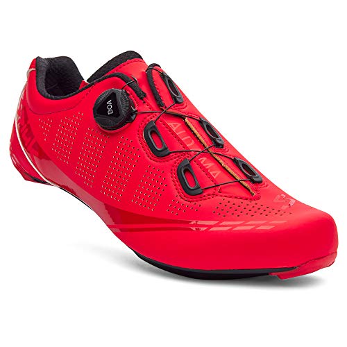 Spiuk Sportline Road Schuh ALDAMA, Erwachsene, Unisex, Rot matt, Gr. 46 von Spiuk