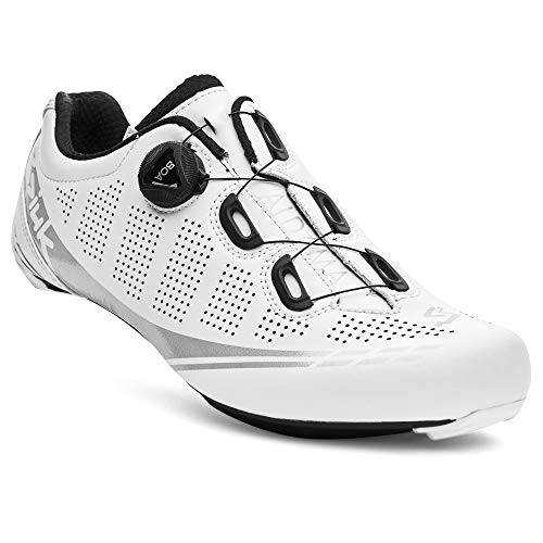 Spiuk Sportline Road Schuh ALDAMA, Erwachsene, Unisex, Weiß, matt, Gr. 41 von Spiuk