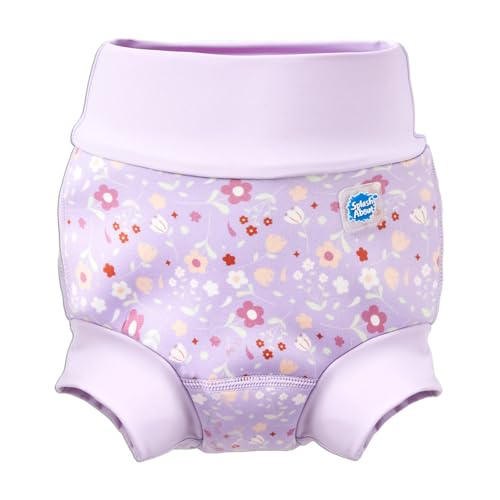 Splash About Happy Nappy Duo wiederverwendbare Schwimmwindel, Lilac Spring, 3-4 jahre von Splash About