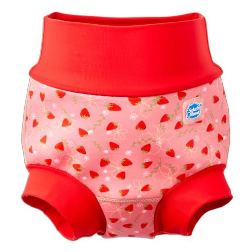 Splash About Happy Nappy Duo wiederverwendbare Schwimmwindel, Strawberry Field, 12-24 monate von Splash About