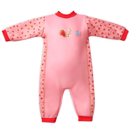 Splash About Warm in One Baby Erwärmen Wetsuit, Strawberry Field, 6-12 Monate von Splash About