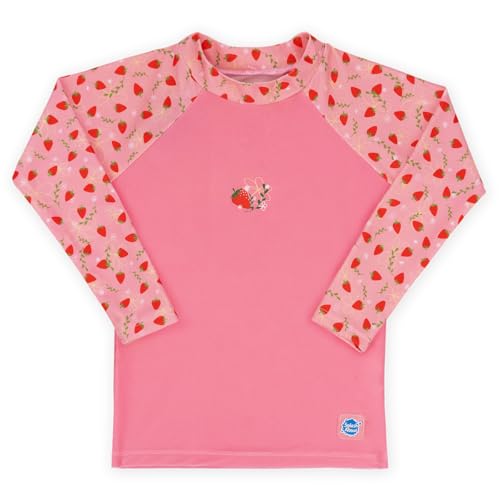 Splash About Unisex Kinder Long Sleeve Top, Strawberry Field-1 Year Rash-Guard-Shirt, 1-2 Years von Splash About