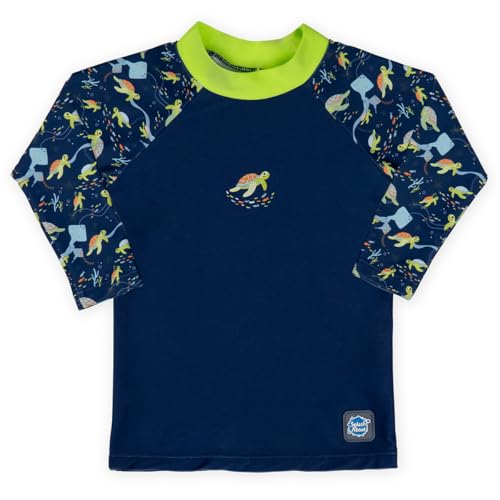 Splash About Unisex Kinder Long Sleeve Top, Turtle Tide-4 Years Rash-Guard-Shirt, 4-5 von Splash About
