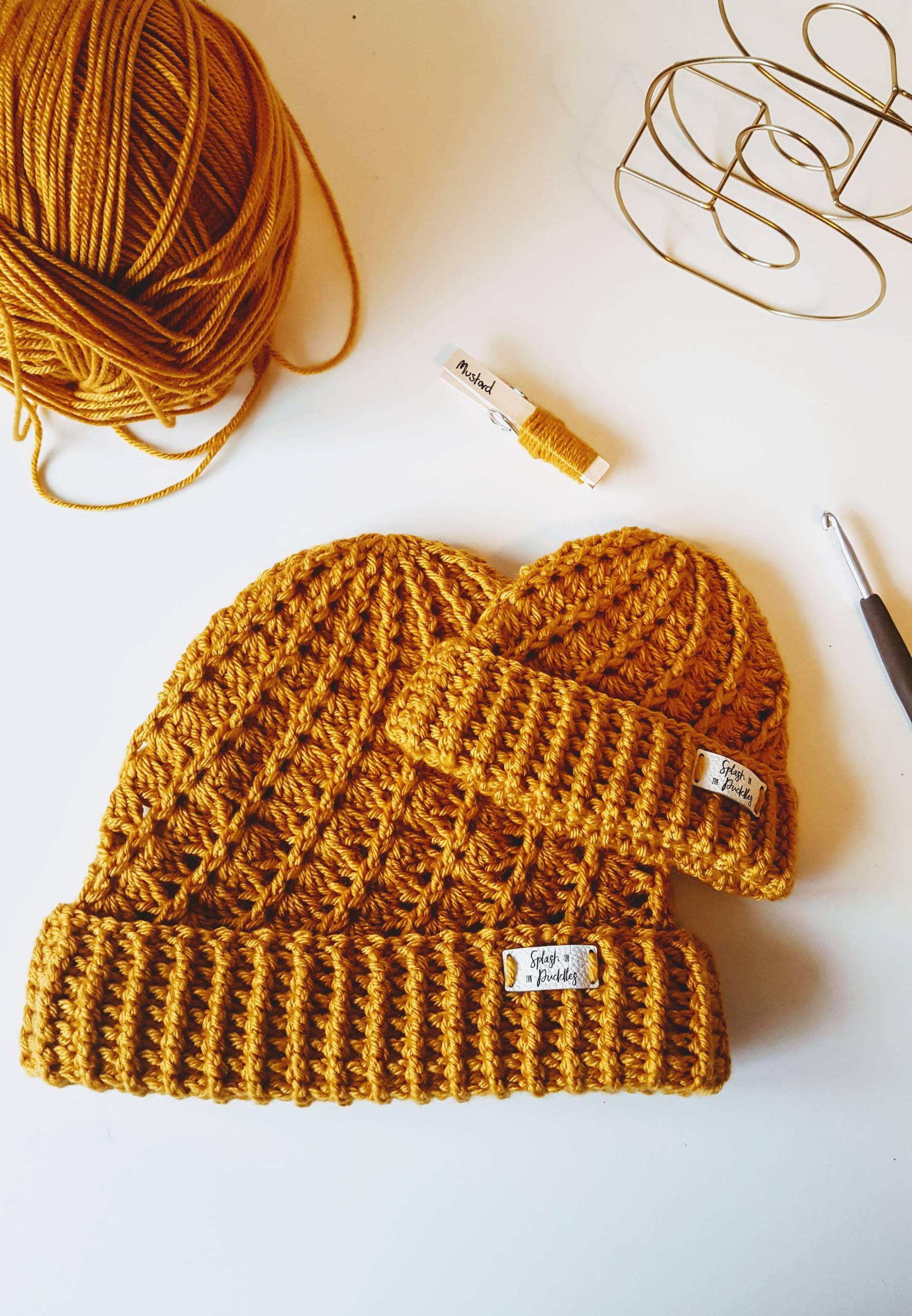 Mummy & Me Wollmütze Set/Mama Und Ich Duo Mini Paar Hüte Baby Handgemachter Hut Erwachsene + Kind Geschenk von SplashInThePuddles