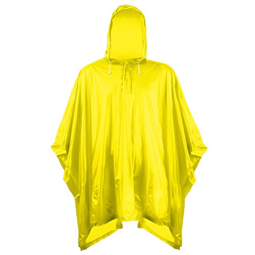 Splashmacs Unisex Regenponcho / Regencape für Erwachsene Einheitsgröße,Gelb von Splashmacs