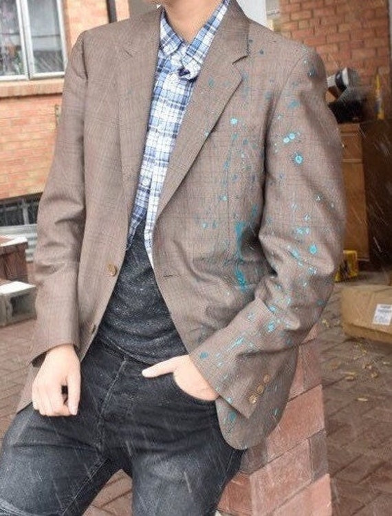 Splatter Bemalter Anzug - Einzigartiger Stil Für Die Künste Splatter Bemalter Anzug - Einzigartiger Stil Für Die Künste von SplatterStudioSuits