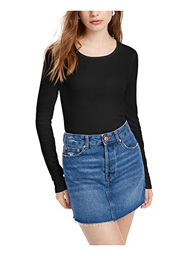 Splendid Damen 1X1 LS Langarmshirt, Schwarz, 34 (Herstellergröße:X-Small) von Splendid