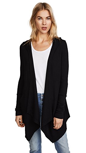 Splendid Damen Thermal Strickjacke, Schwarz, 34 (Herstellergröße:X-Small) von Splendid