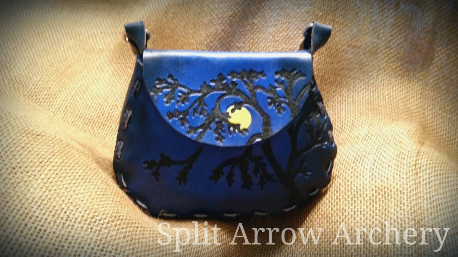 Mond Und Silhouette Tasche, Handtasche, Hüfttasche, Crossbody Geldbörse von SplitArrowArchery