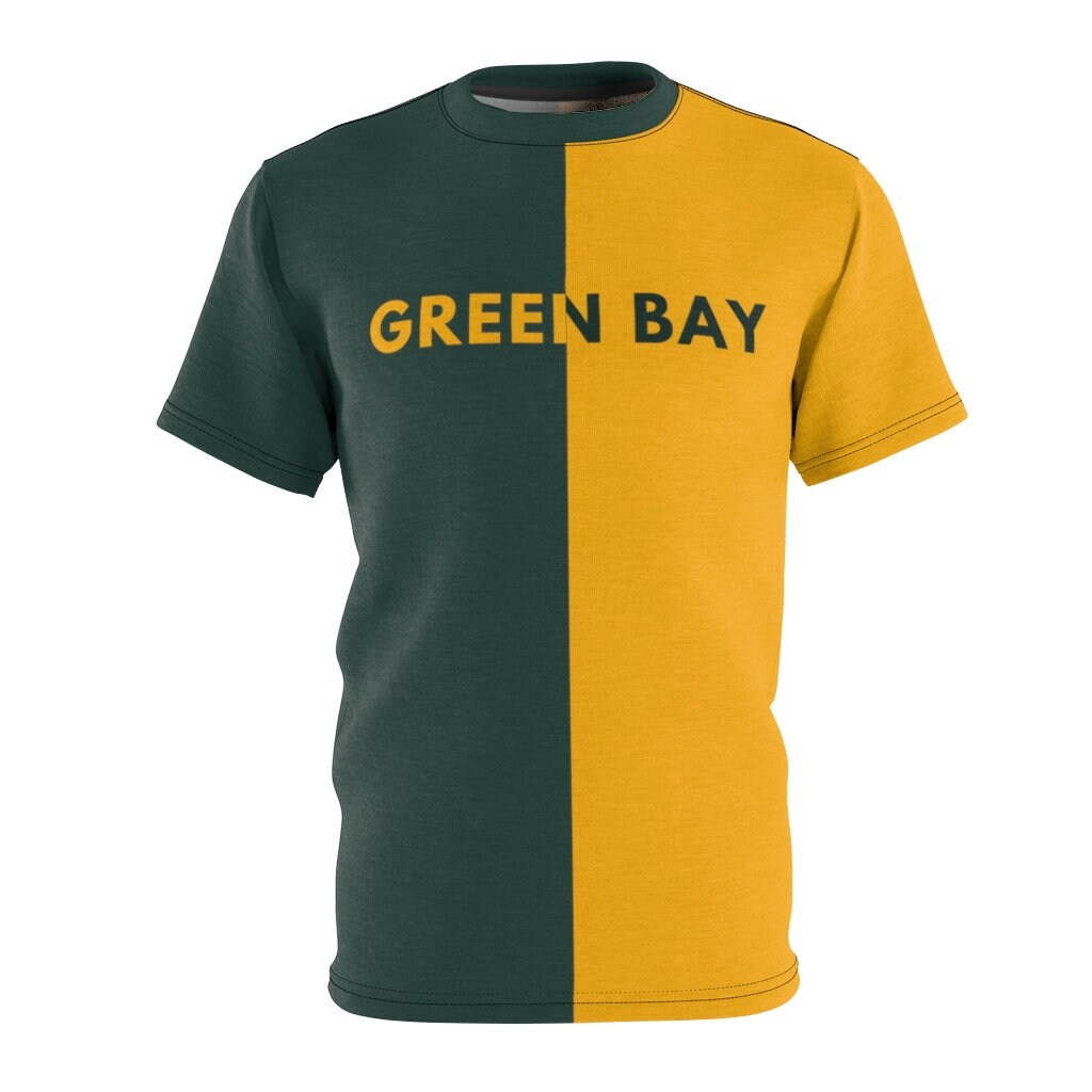 Grün & Gelb Bay Erwachsene Split T-2-Ton Hälfte Und Grün & Gelb Bay Erwachsene Split T-2-Ton Hälfte Und von SplitStyleShop
