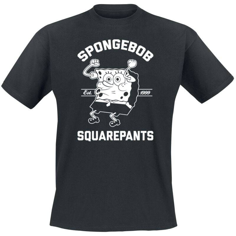 SpongeBob Schwammkopf Est. 1999 T-Shirt schwarz in XL von SpongeBob Schwammkopf