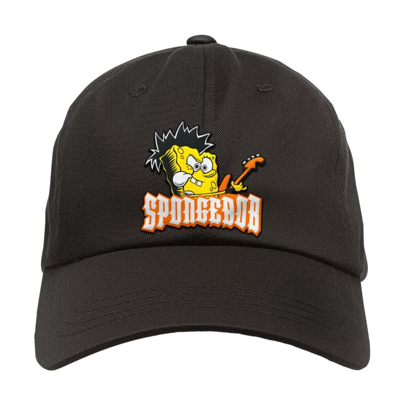 SpongeBob Schwammkopf Metal-Kids - Spongebob - Gitarre Cap schwarz von SpongeBob Schwammkopf