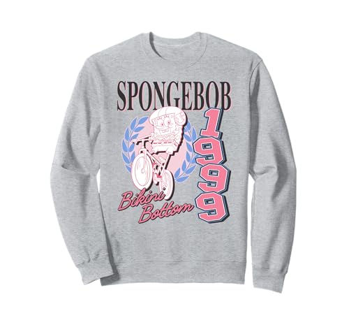 SpongeBob SquarePants 1999 Bikini Bottom Biking Retro Sweatshirt von SpongeBob SquarePants