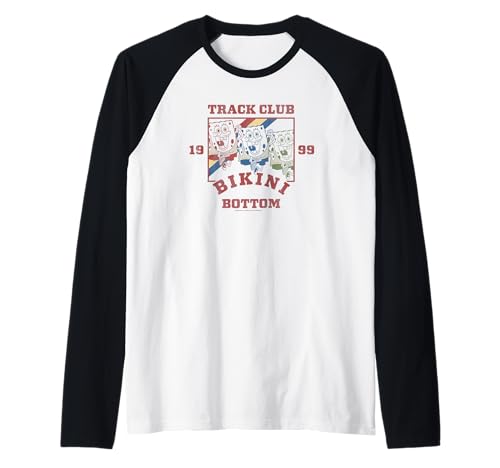 SpongeBob SquarePants Bikini Bottom Track Club 1999 Retro Raglan SpongeBob SquarePants Bikini Bottom Track Club 1999 Retro Raglan von SpongeBob SquarePants