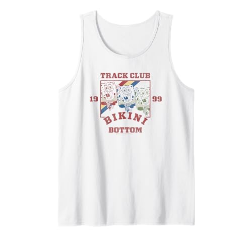 SpongeBob SquarePants Bikini Bottom Track Club 1999 Retro Tank Top von SpongeBob SquarePants