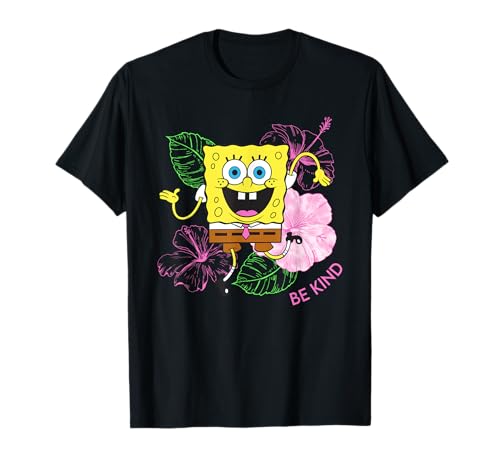 Spongebob Squarepants Be Kind Floral T-Shirt von SpongeBob SquarePants