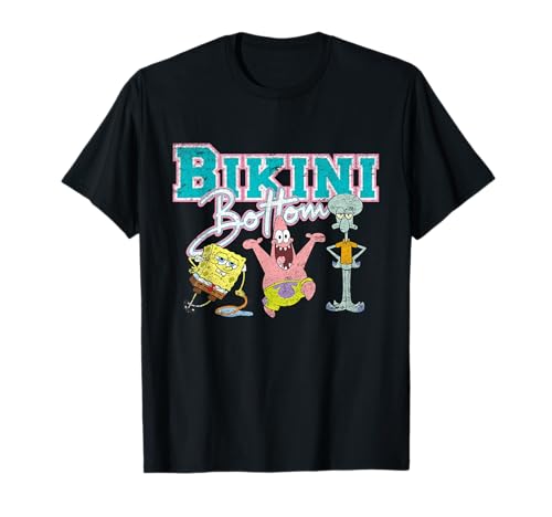 Spongebob Squarepants Bikini Bottom Trio T-Shirt von SPONGEBOB SQUAREPANTS