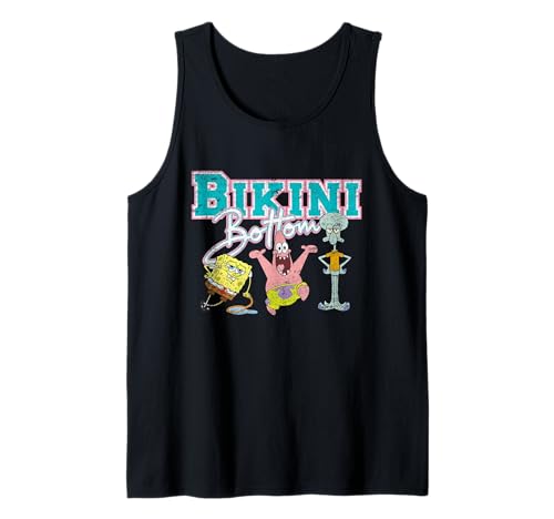Spongebob Squarepants Bikini Bottom Trio Tank Top von SPONGEBOB SQUAREPANTS