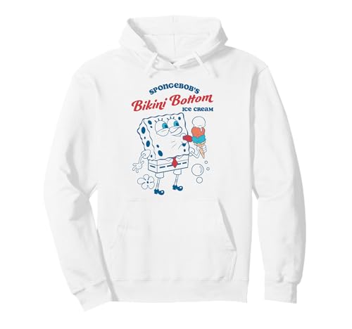 Spongebob Squarepants Enjoying The Bikini Bottom Ice Cream Pullover Hoodie von SpongeBob SquarePants