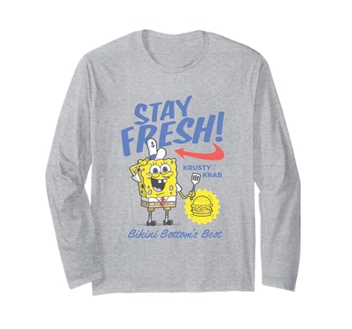Spongebob Squarepants Stay Fresh Bikini Bottom Langarmshirt von SpongeBob SquarePants