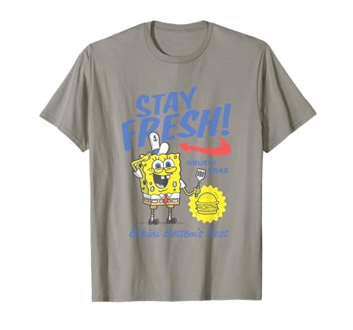 Spongebob Squarepants Stay Fresh Bikini Bottom T-Shirt von SPONGEBOB SQUAREPANTS