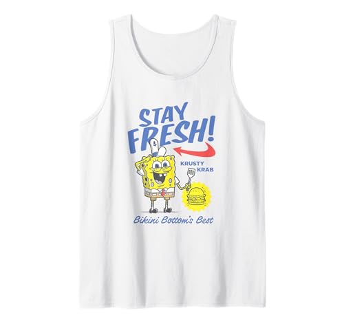 Spongebob Squarepants Stay Fresh Bikini Bottom Tank Top von SpongeBob SquarePants