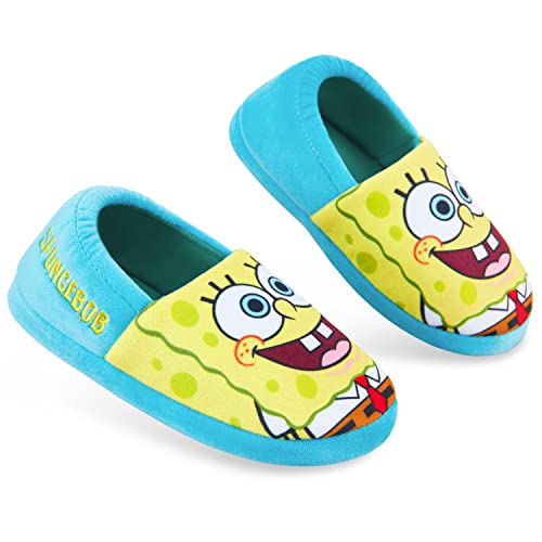 SPONGEBOB SQUAREPANTS Hausschuhe Kinder Junge und Madchen (Schwarz/Gelb, numeric_28) von SPONGEBOB SQUAREPANTS