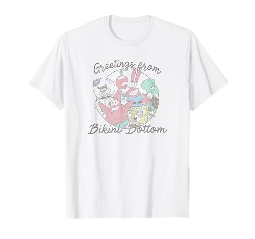 SpongeBob SquarePants Greetings From Bikini Bottom T-Shirt von SpongeBob SquarePants