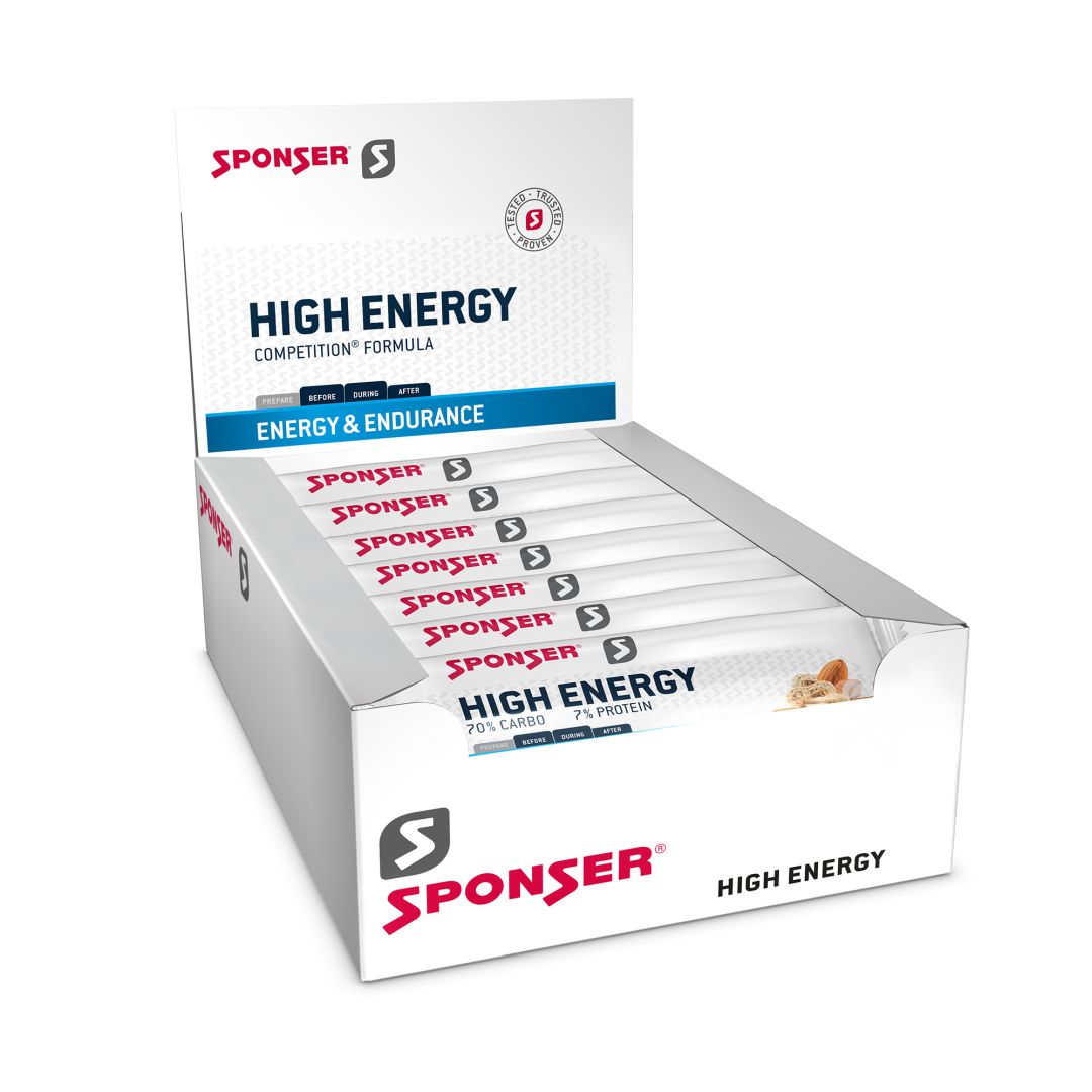 High Energy Bar - Salty & Nut (30 x 45g) von Sponser
