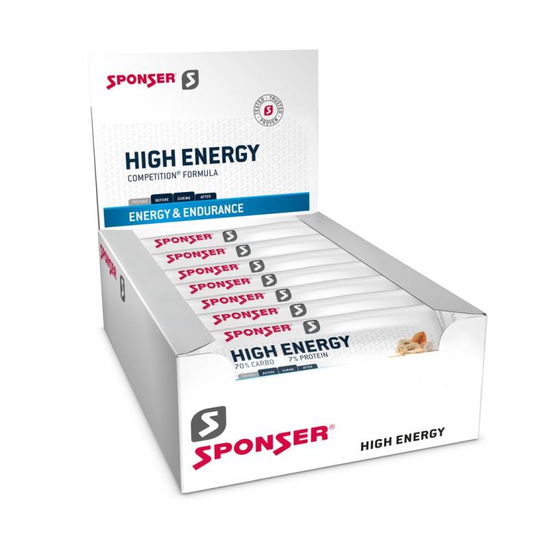 High Energy Bar - Salty & Nut (30 x 45g) von Sponser