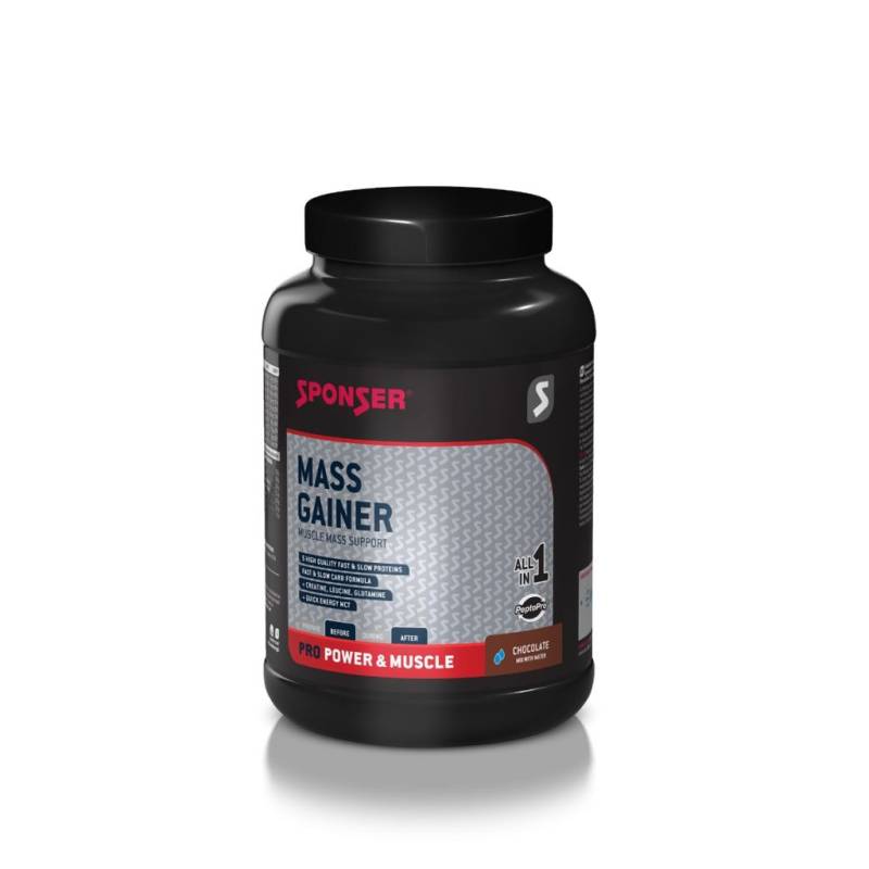 Mass Gainer - Muscle Mass Support Chocolate (1200g) von Sponser