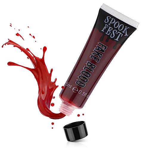Speziell FX Profi Kunstblut 15ml Grusel Bilden für Vampir Zombie Theater Spezialeffekte Realistisch Halloween von Spook Fest