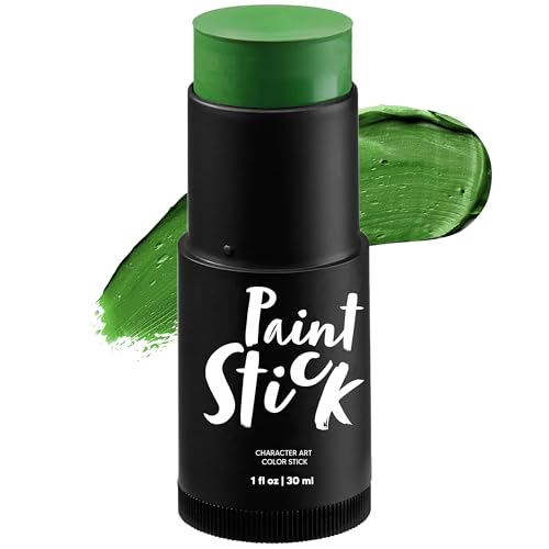 Spooktacular Creations Halloween, 30 ml / 1 oz, grüne Gesichtsfarbe für Erwachsene und Kinder, wasserfeste Körpergrundierung für Halloween, SFX, Cosplay, Joker, Clown, Make-up, Kostümpartys von Spooktacular Creations