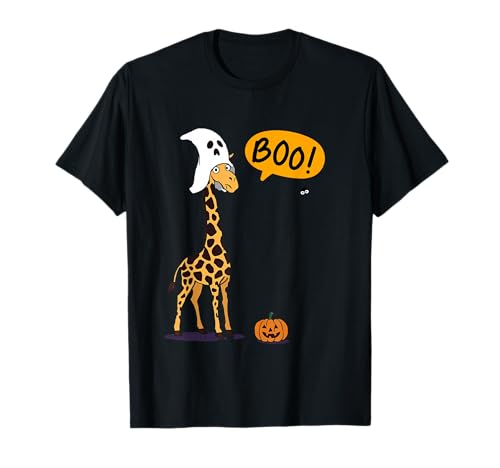 Giraffe Boo Kostüm Giraffe Kürbis Halloween Party Kinder T-Shirt von Spooky Animal Halloween Tees