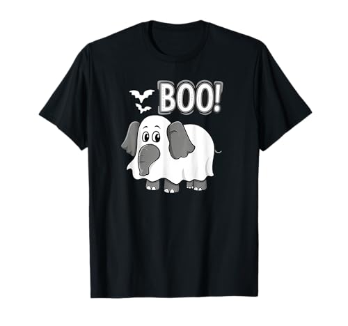 Elefant Ghost Halloween Boo Herren Damen Kinder T-Shirt Elefant Ghost Halloween Boo Herren Damen Kinder T-Shirt von Spooky Boo Costumes