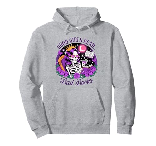 Good Girls Read Smutty Books Skelett Lesen Dark Academia Pullover Hoodie Good Girls Read Smutty Books Skelett Lesen Dark Academia Pullover Hoodie von Spooky Bookworm Romance Skeleton Vibes
