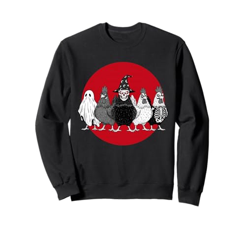 Halloween Lustiges Gruseliges Huhn Kostüm Männer Frauen Sweatshirt Halloween Lustiges Gruseliges Huhn Kostüm Männer Frauen Sweatshirt von Spooky Chicken Coop Crew