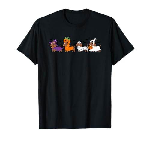 Dackel Halloween Hexe Kürbis Mama Geist T-Shirt Dackel Halloween Hexe Kürbis Mama Geist T-Shirt von Spooky Dachshund Halloween Fun Parade